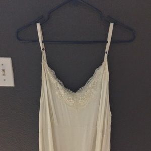 Lane Bryant Cream Tank Top